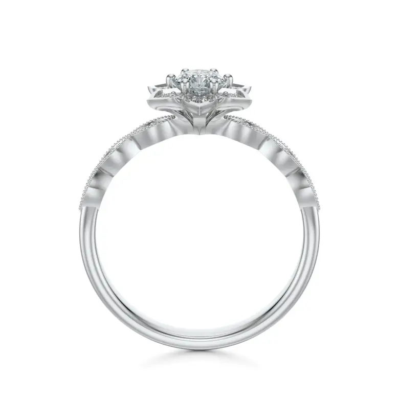 Pierścionek białe złoto z diamentami AJPZ_148